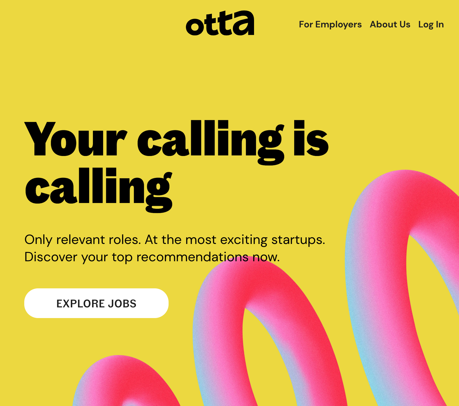 'werken bij'-pagina van Otta